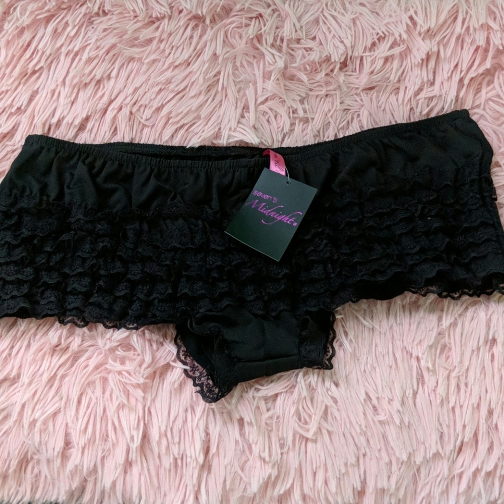 🌿black lace panties
